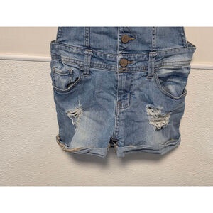 Women's Tinseltown Denim‎ Overalls Shorts XS Blue